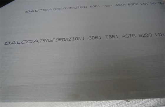T6 / T651 6061 Aluminum Plate , Welding / Brazing Use Aluminium Square Plate