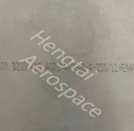 2500mm-3500mm 7075 Lembar Aluminium Pesawat Dengan Pengolahan Panas T7351